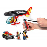 LEGO City hasičský vrtuľník so štvorkolkov 